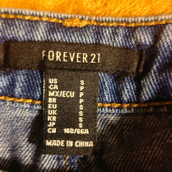 Forever 21 denim jean skirt - Picture 3 of 5
